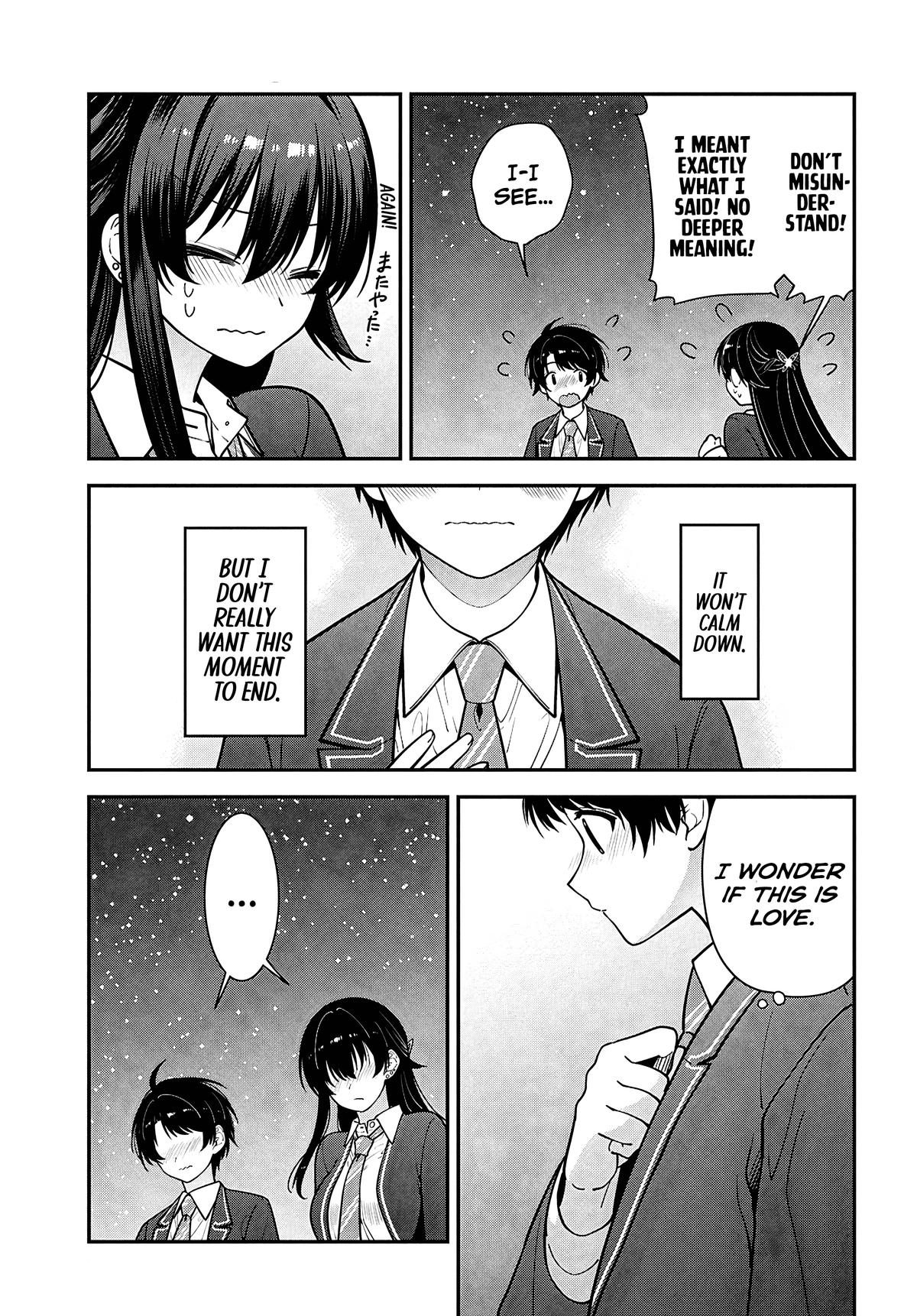 Tonari no Seki no Yankee Shimizu-san ga Kami wo Kuroku Sometekita Chap 15 - Next Chap 16