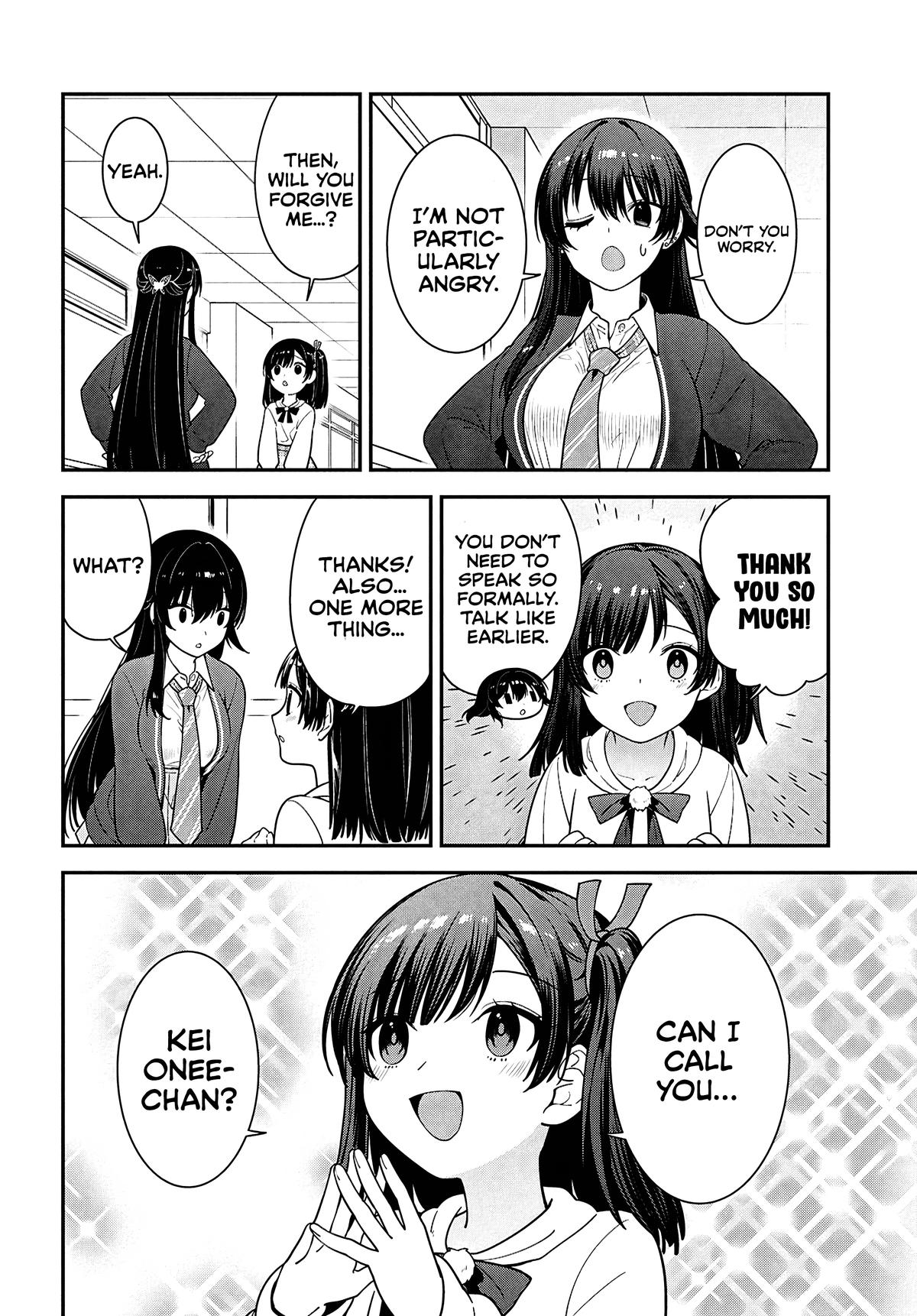 Tonari no Seki no Yankee Shimizu-san ga Kami wo Kuroku Sometekita Chap 15 - Next Chap 16