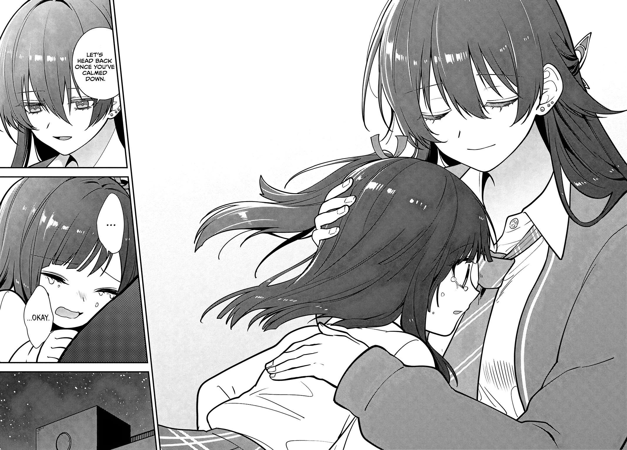 Tonari no Seki no Yankee Shimizu-san ga Kami wo Kuroku Sometekita Chap 15 - Next Chap 16