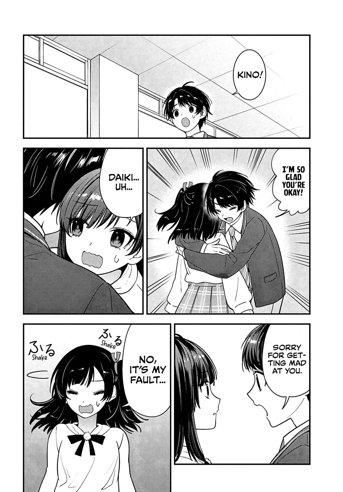 Tonari no Seki no Yankee Shimizu-san ga Kami wo Kuroku Sometekita Chap 15 - Next Chap 16