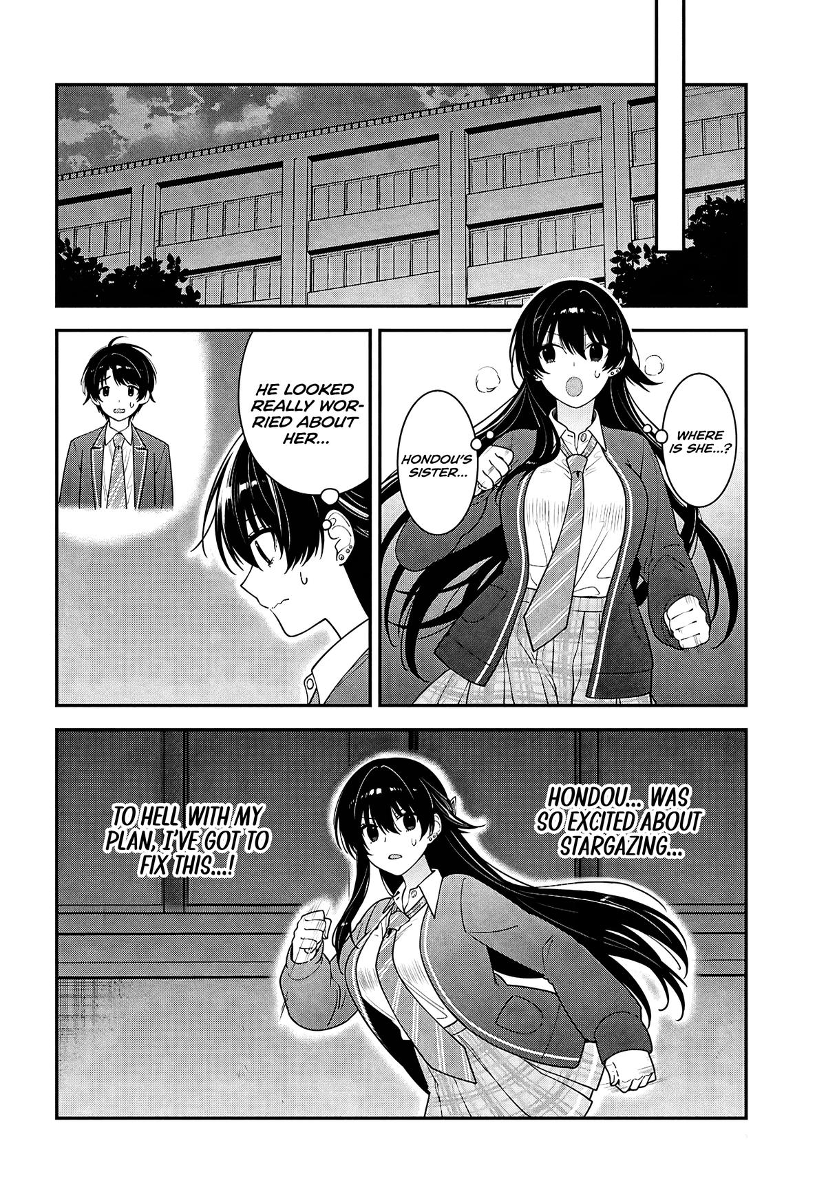 Tonari no Seki no Yankee Shimizu-san ga Kami wo Kuroku Sometekita Chap 15 - Next Chap 16
