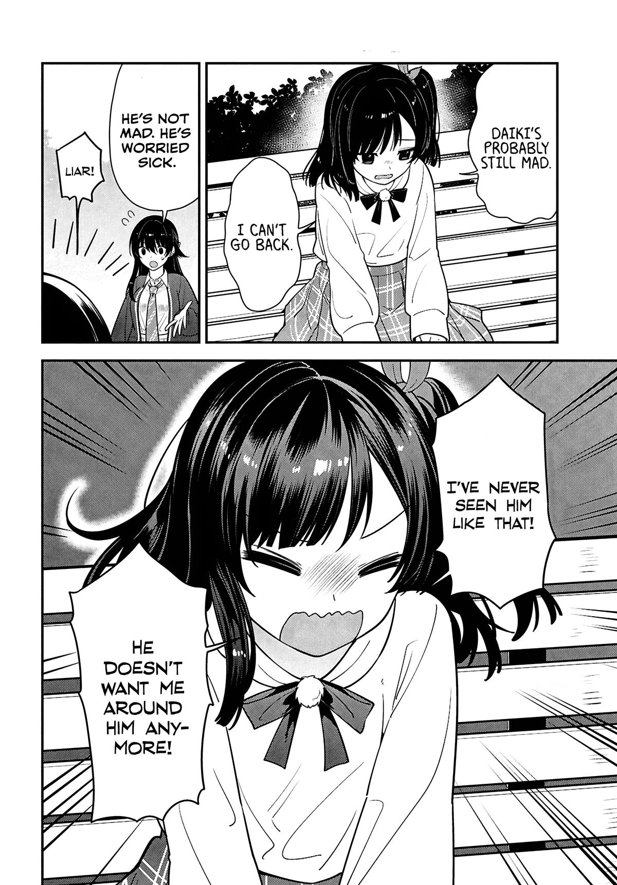 Tonari no Seki no Yankee Shimizu-san ga Kami wo Kuroku Sometekita Chap 15 - Next Chap 16