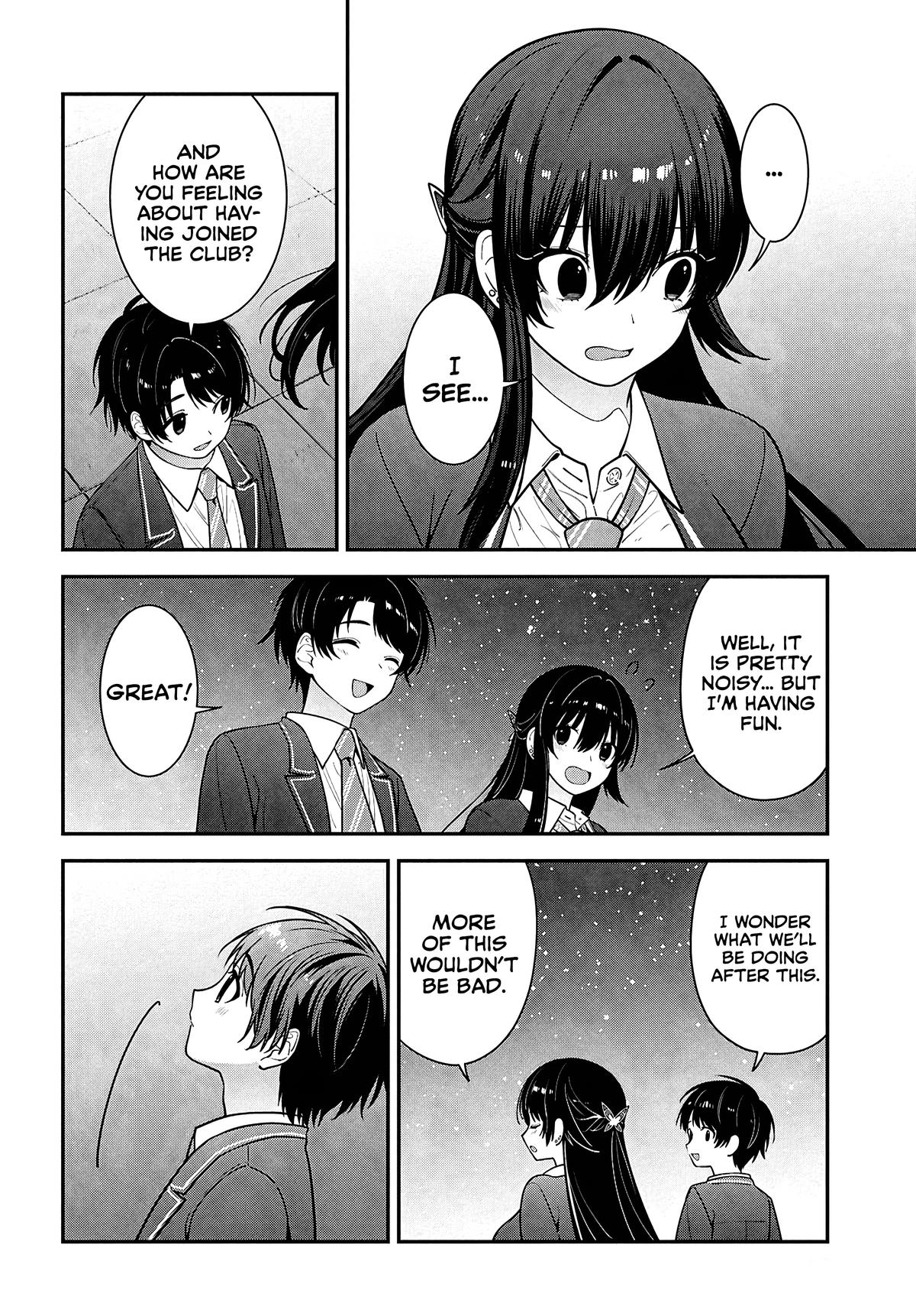 Tonari no Seki no Yankee Shimizu-san ga Kami wo Kuroku Sometekita Chap 15 - Next Chap 16