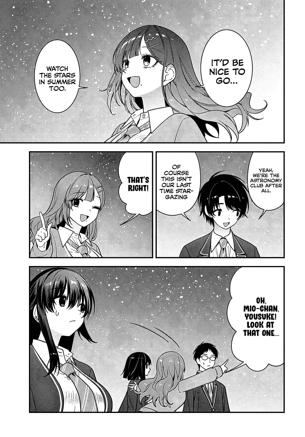 Tonari no Seki no Yankee Shimizu-san ga Kami wo Kuroku Sometekita Chap 15 - Next Chap 16