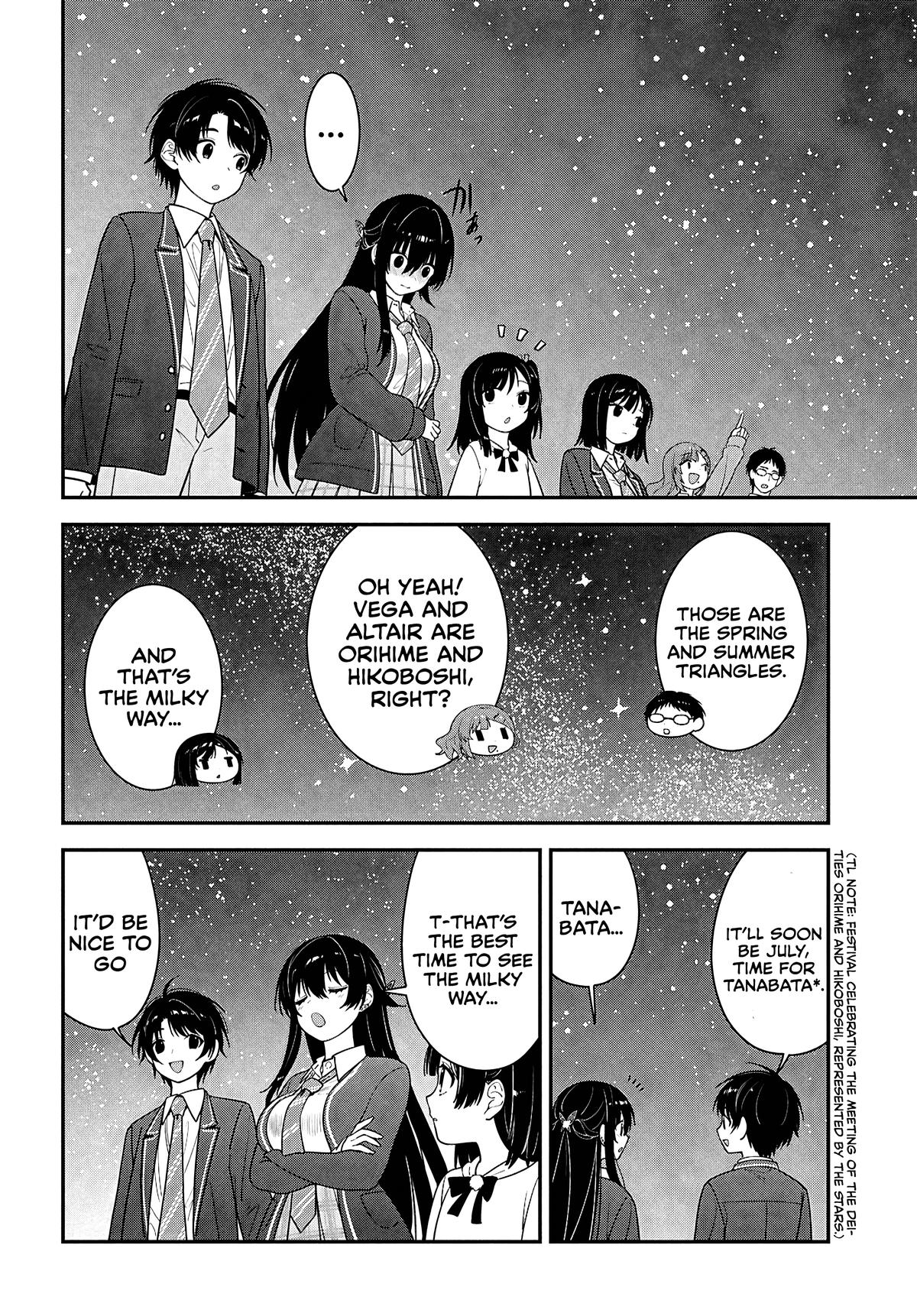 Tonari no Seki no Yankee Shimizu-san ga Kami wo Kuroku Sometekita Chap 15 - Next Chap 16