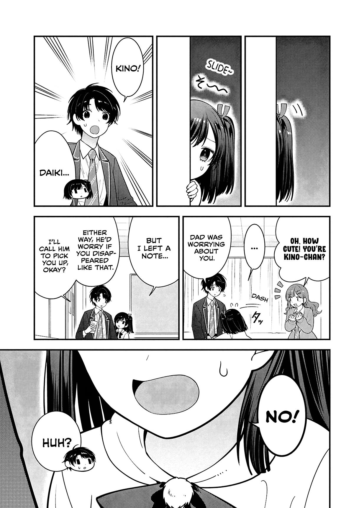 Tonari no Seki no Yankee Shimizu-san ga Kami wo Kuroku Sometekita Chap 15 - Next Chap 16