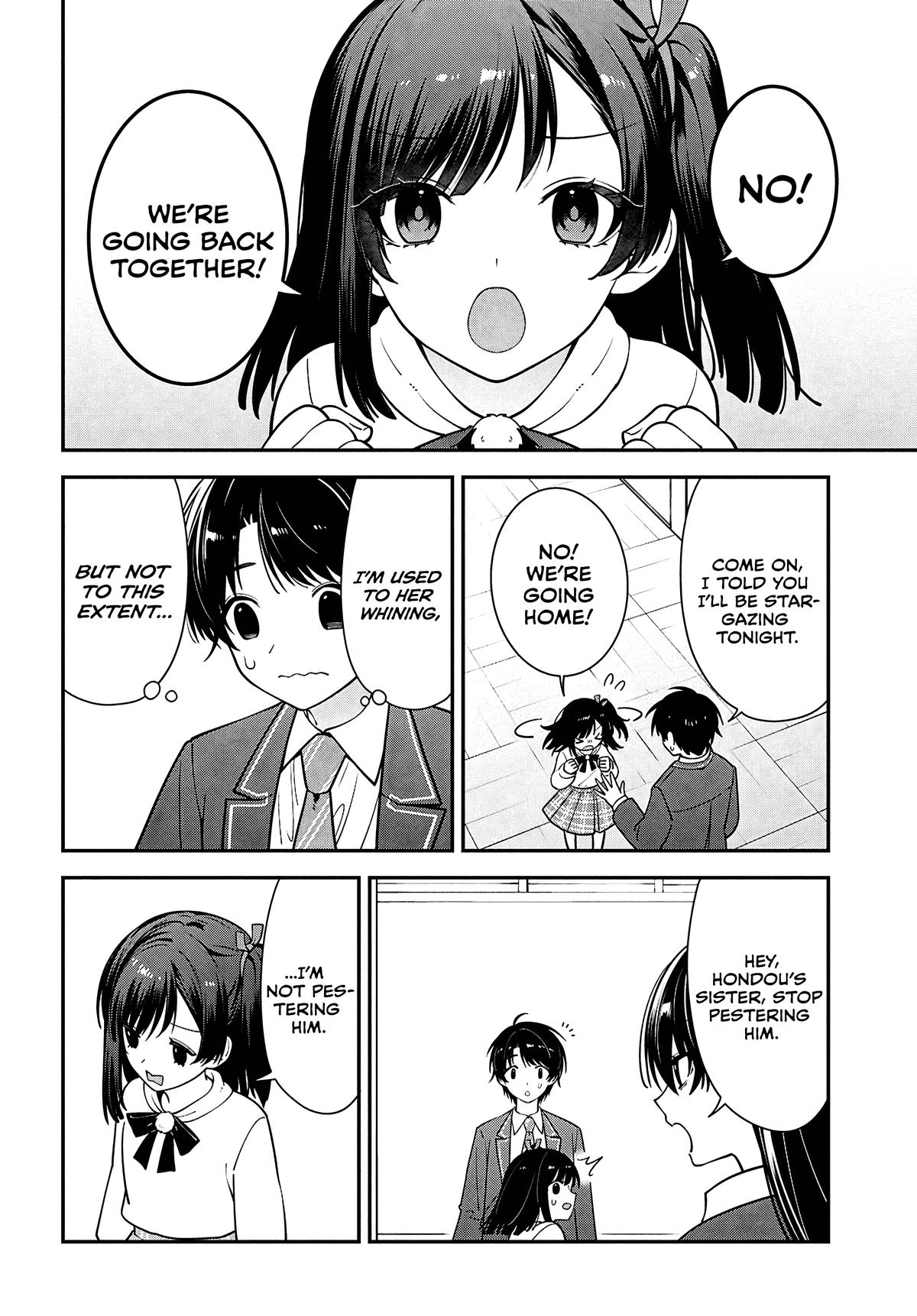 Tonari no Seki no Yankee Shimizu-san ga Kami wo Kuroku Sometekita Chap 15 - Next Chap 16