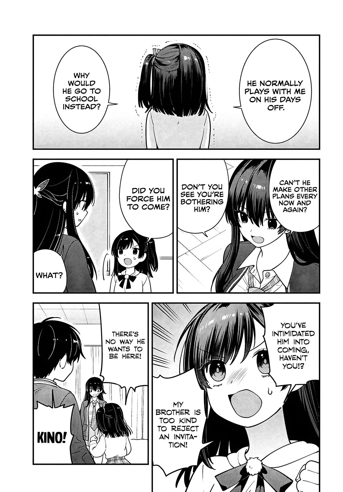 Tonari no Seki no Yankee Shimizu-san ga Kami wo Kuroku Sometekita Chap 15 - Next Chap 16