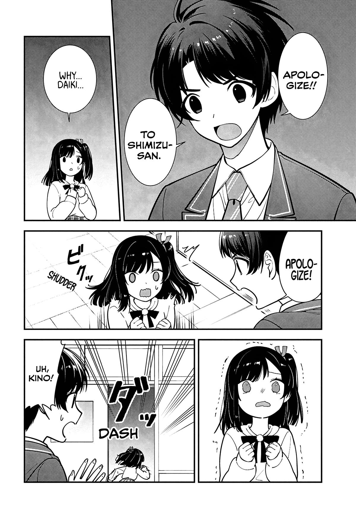Tonari no Seki no Yankee Shimizu-san ga Kami wo Kuroku Sometekita Chap 15 - Next Chap 16