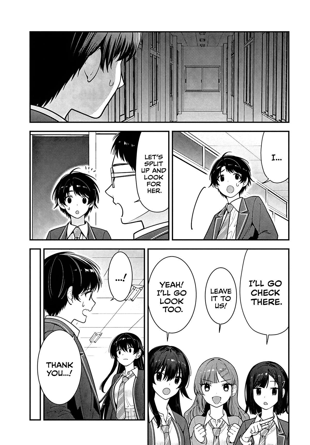 Tonari no Seki no Yankee Shimizu-san ga Kami wo Kuroku Sometekita Chap 15 - Next Chap 16
