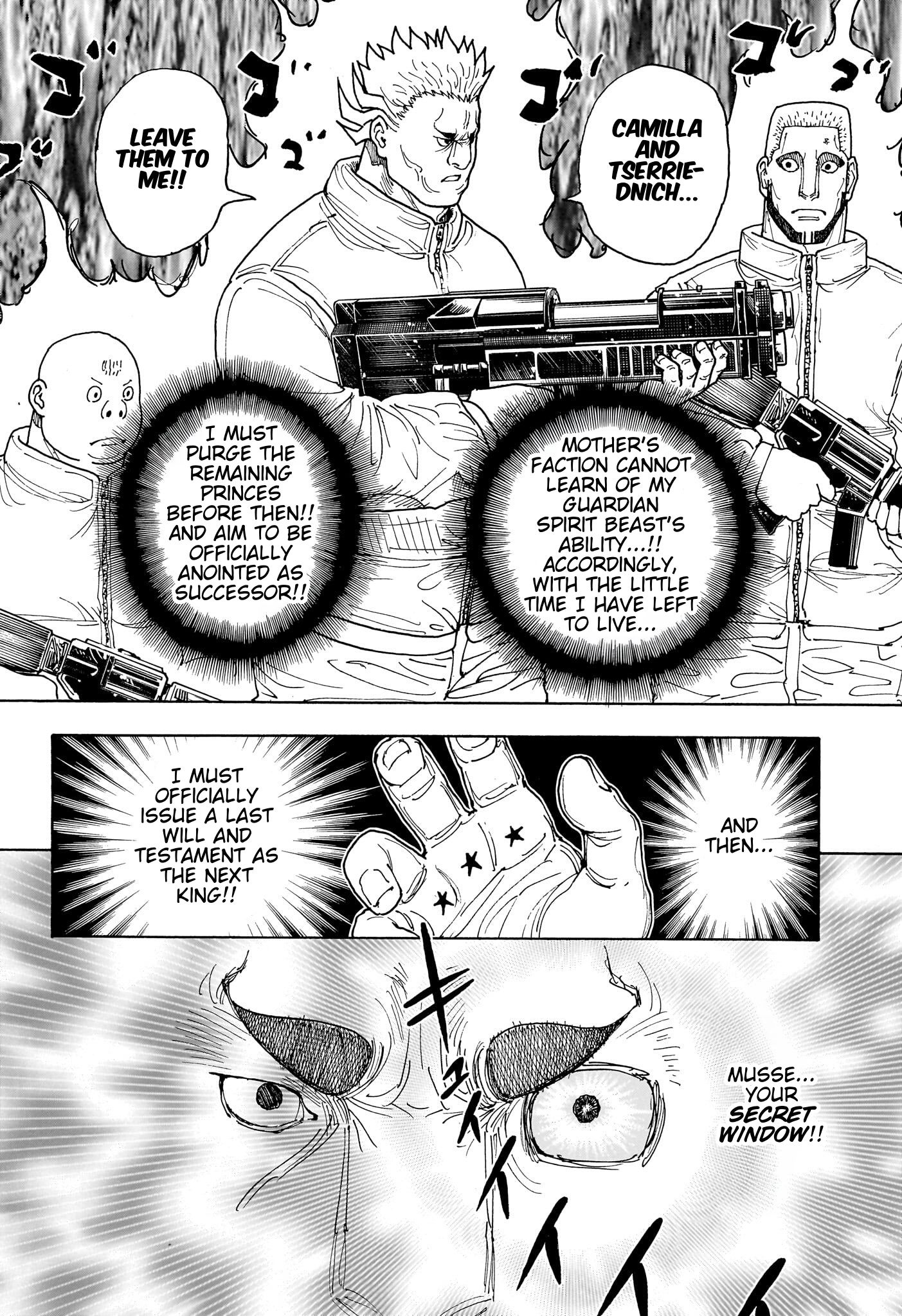 Hunter x Hunter Chap 413 - Next Chap 414