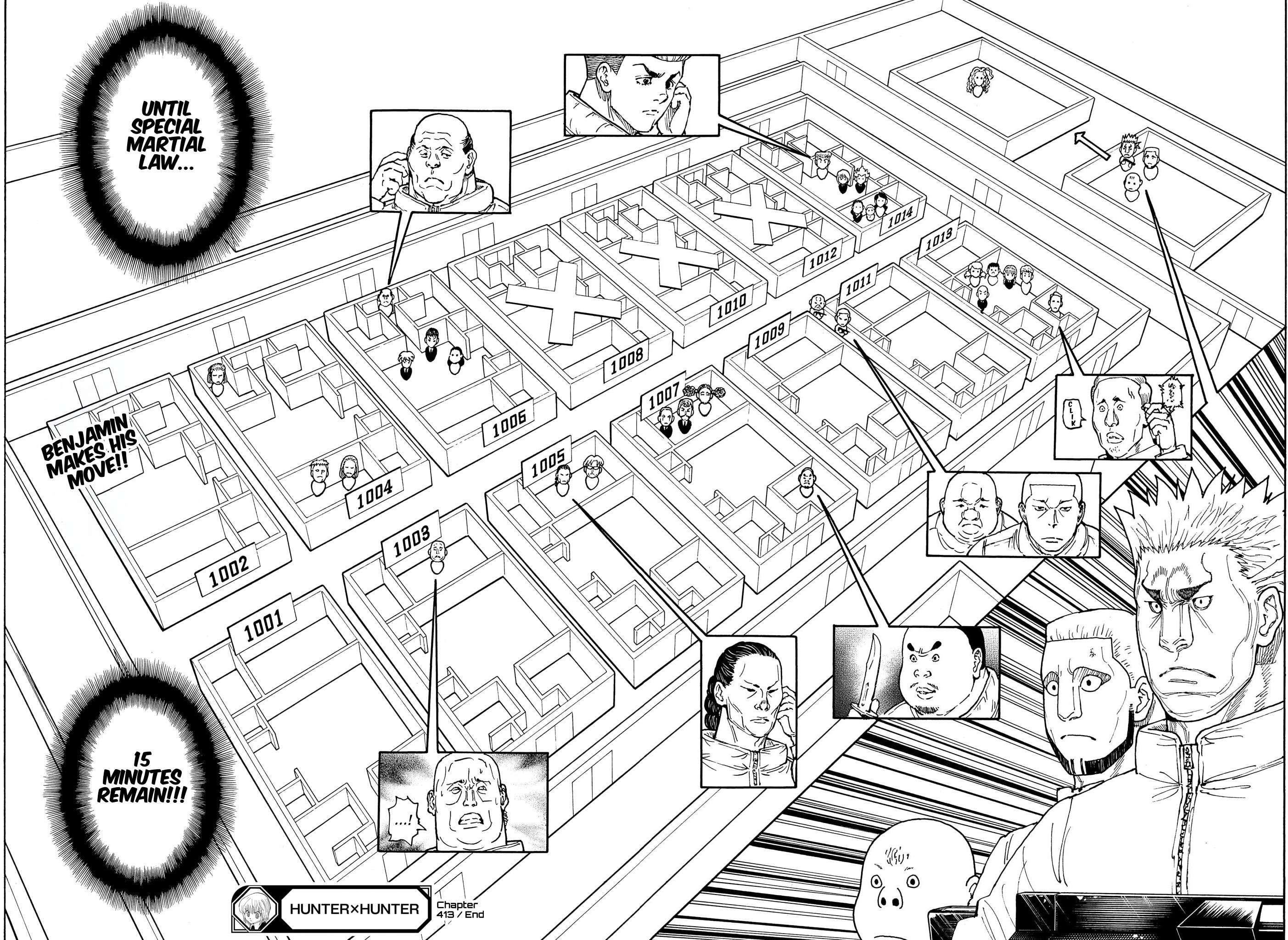 Hunter x Hunter Chap 413 - Next Chap 414