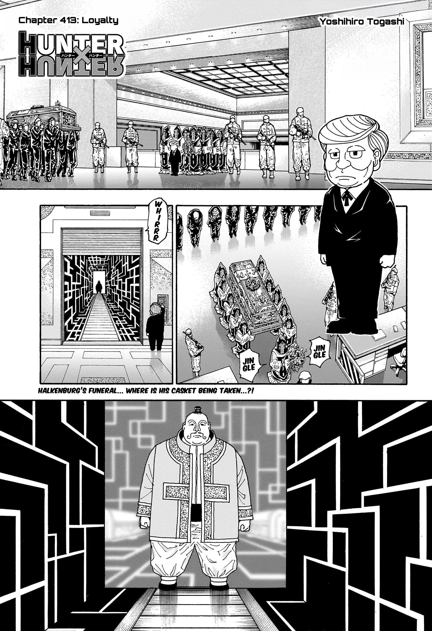 Hunter x Hunter Chap 413 - Next Chap 414