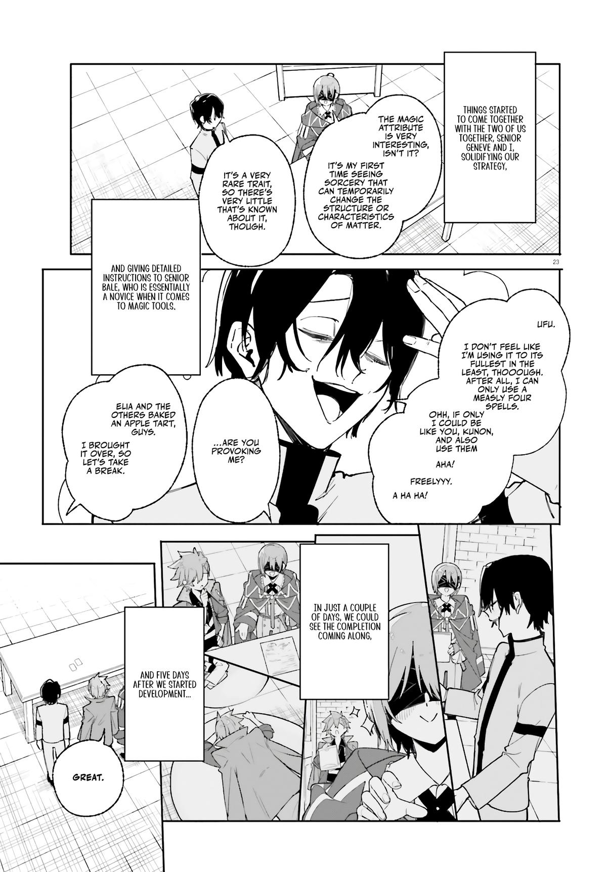 Majutsushi Kunon wa Mieteiru Chap 26 - Next Chap 27