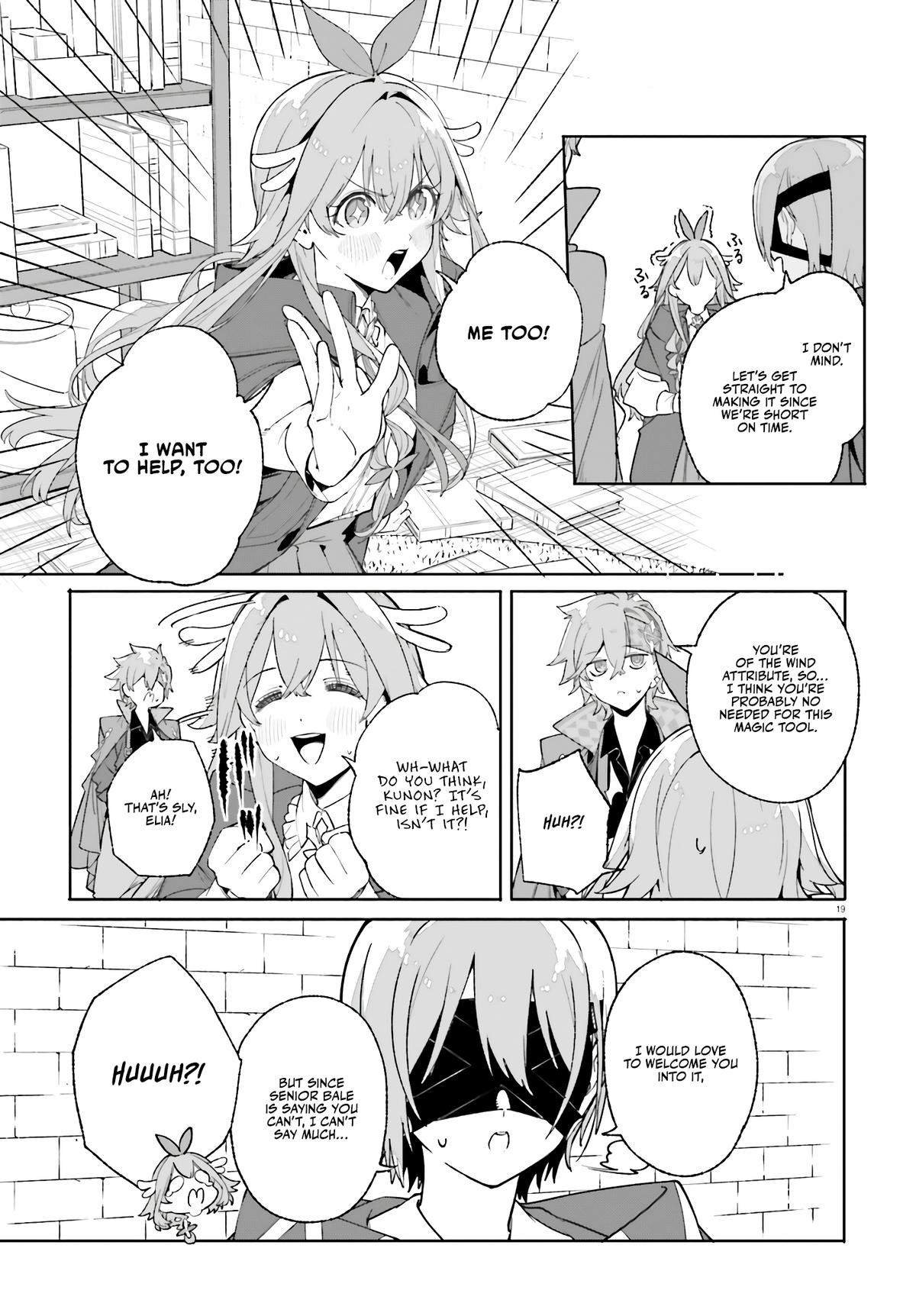 Majutsushi Kunon wa Mieteiru Chap 26 - Next Chap 27