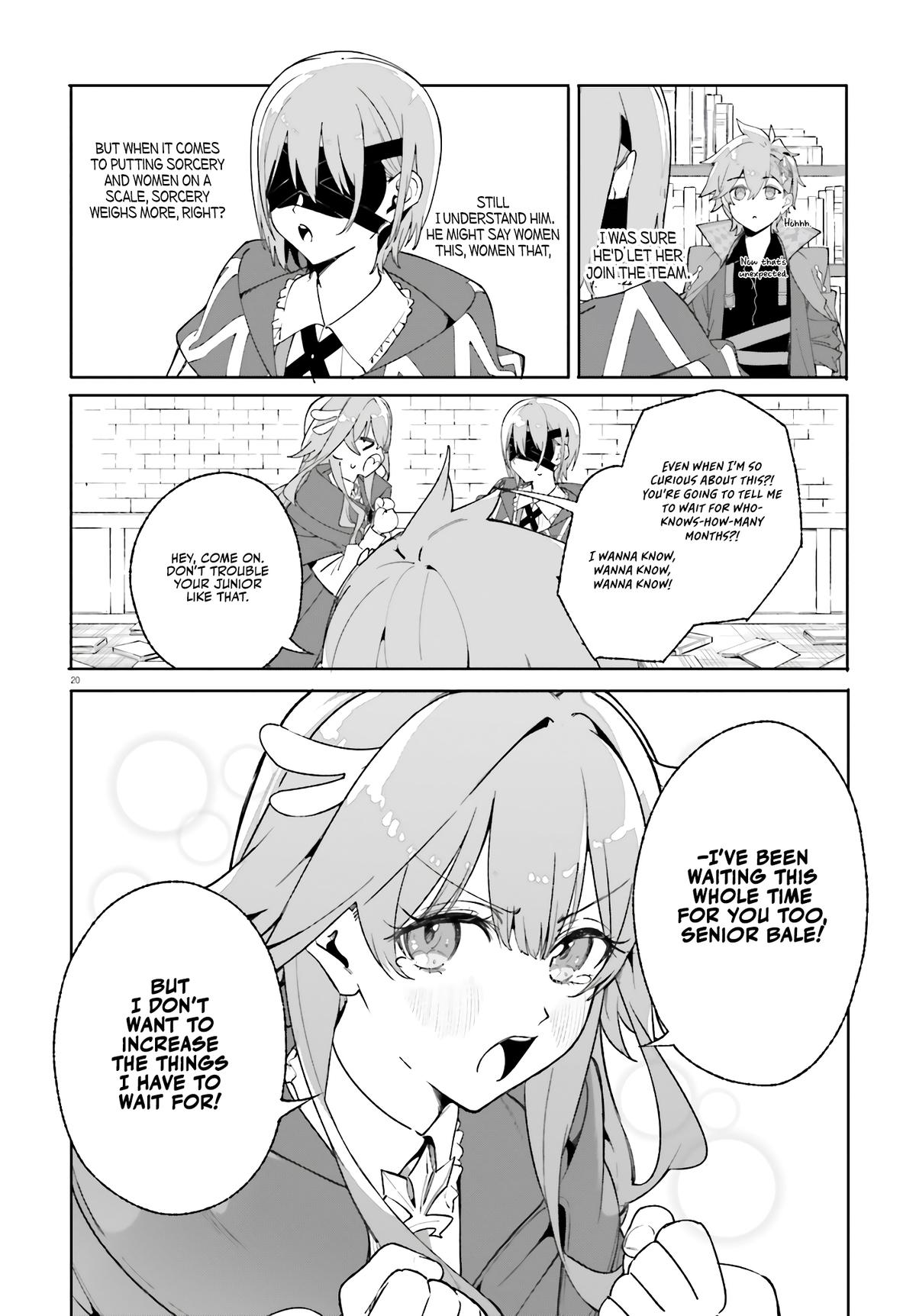 Majutsushi Kunon wa Mieteiru Chap 26 - Next Chap 27