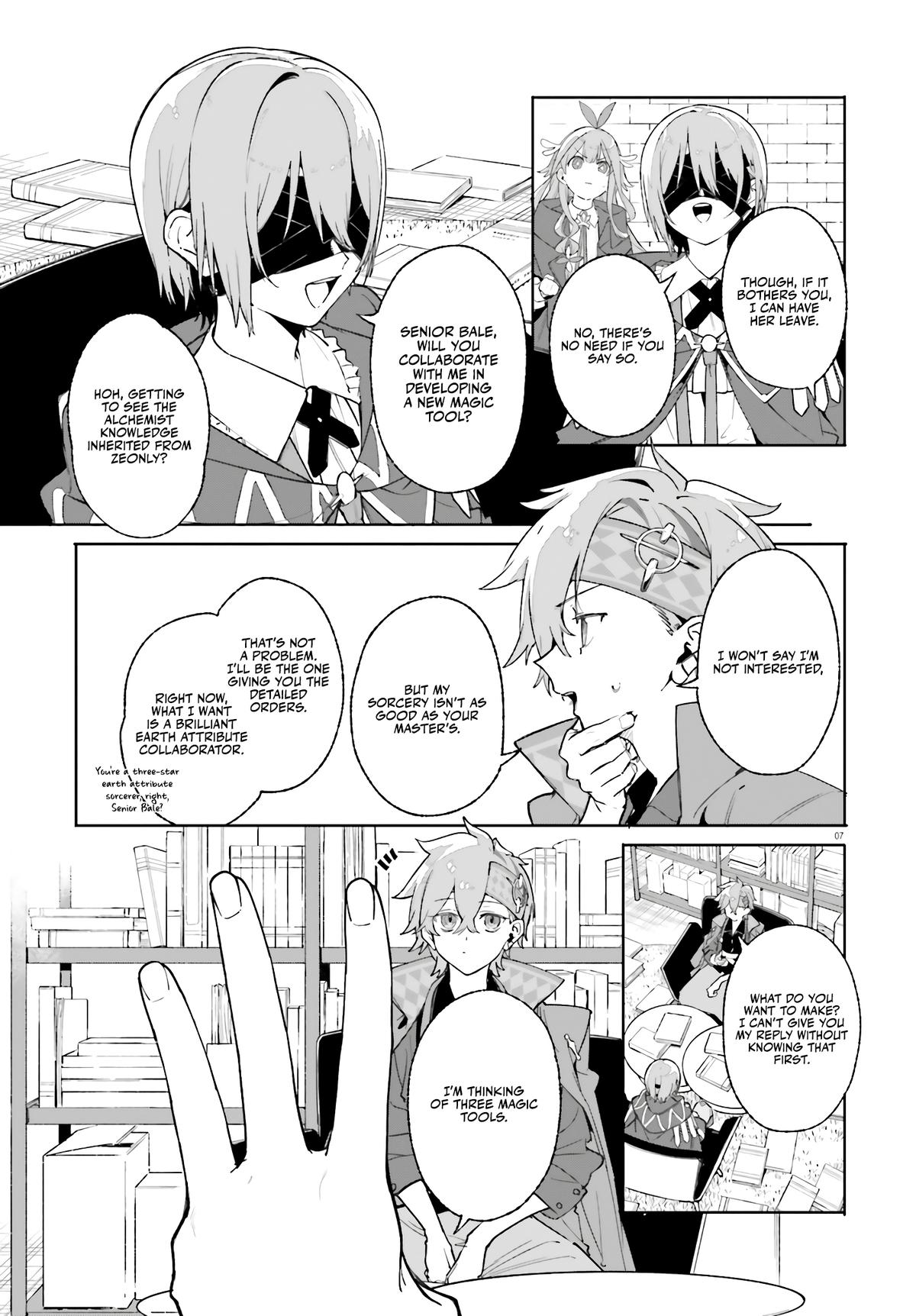 Majutsushi Kunon wa Mieteiru Chap 26 - Next Chap 27