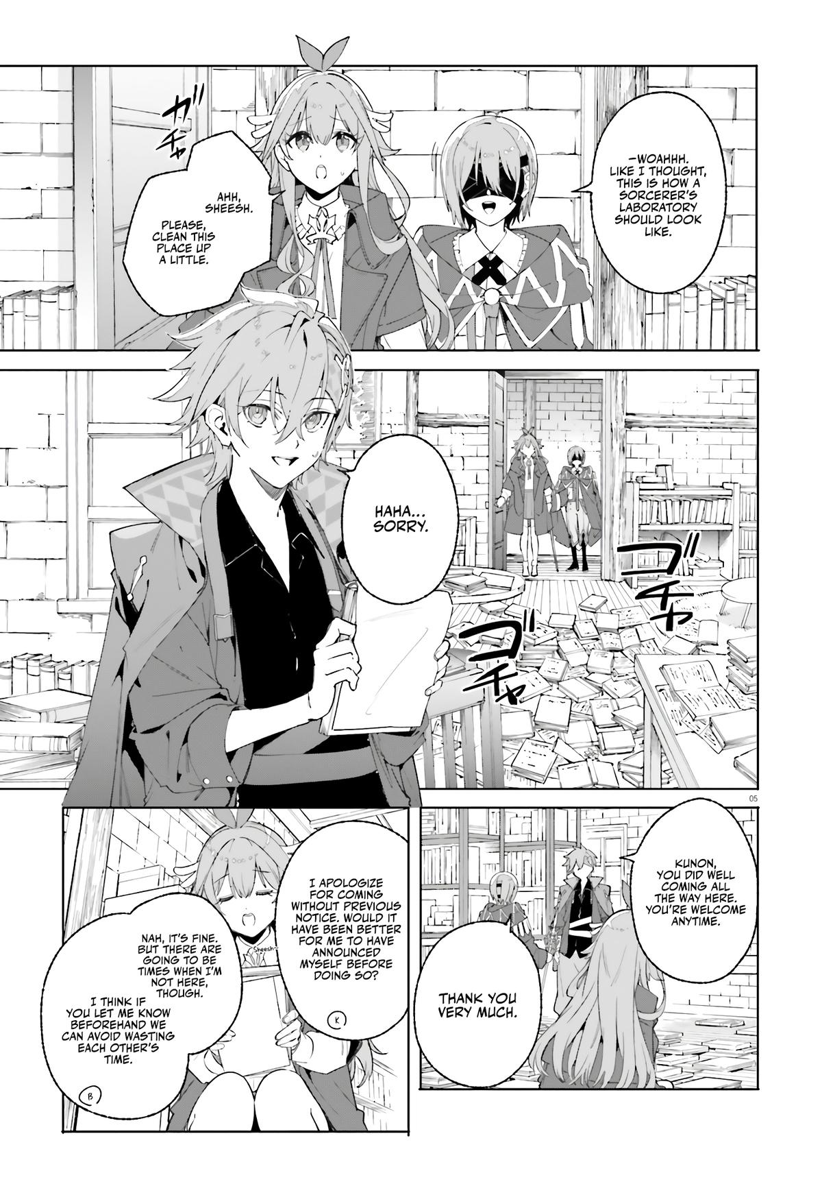 Majutsushi Kunon wa Mieteiru Chap 26 - Next Chap 27