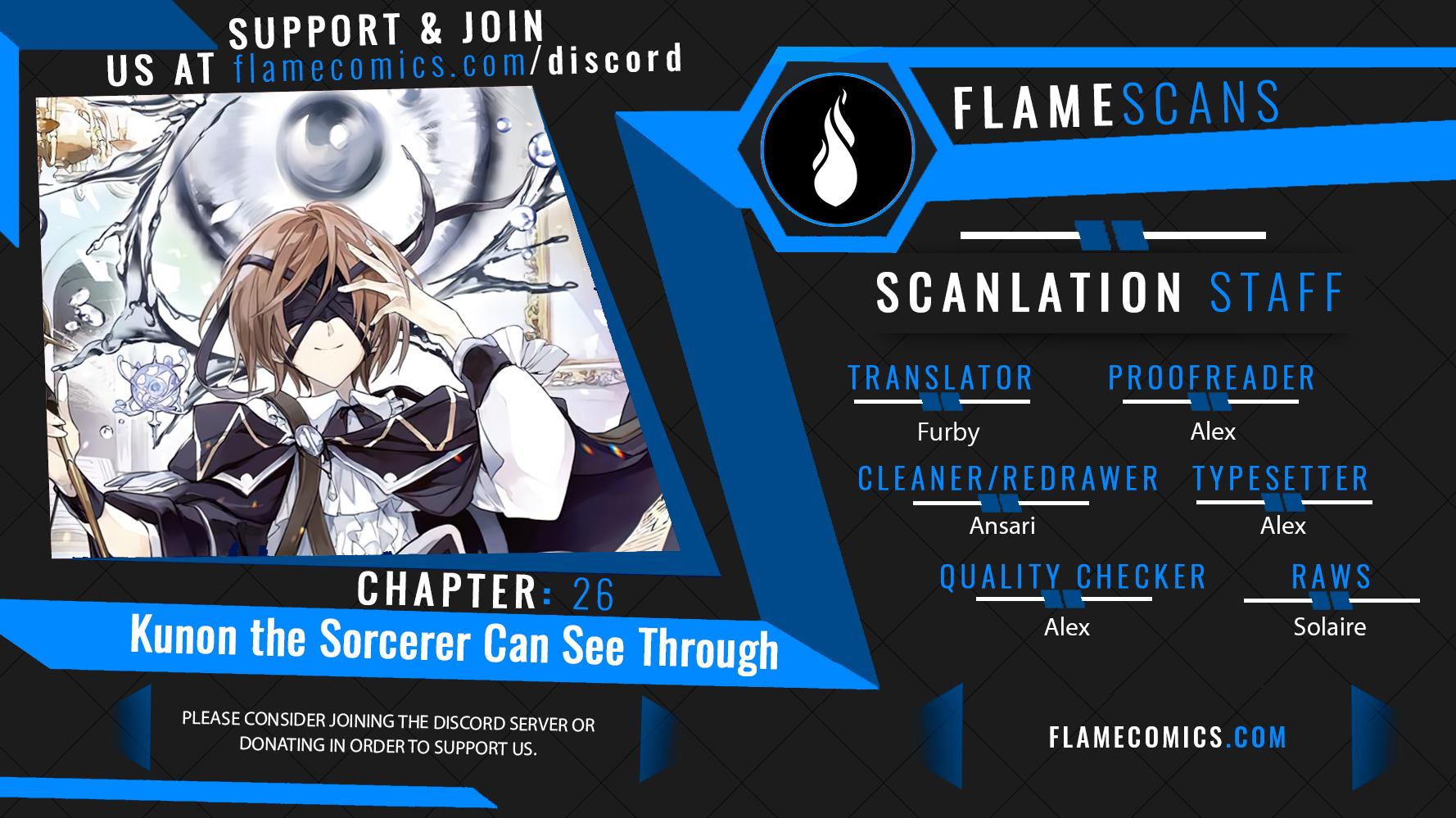 Majutsushi Kunon wa Mieteiru Chap 26 - Next Chap 27
