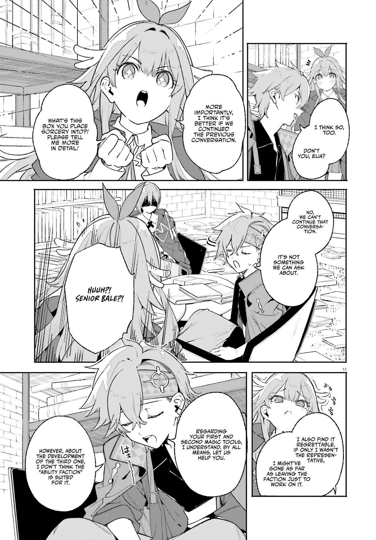 Majutsushi Kunon wa Mieteiru Chap 26 - Next Chap 27