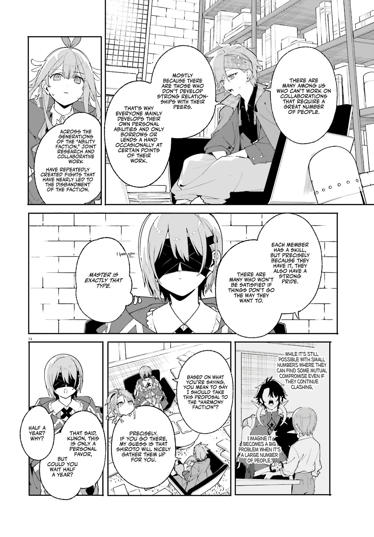 Majutsushi Kunon wa Mieteiru Chap 26 - Next Chap 27