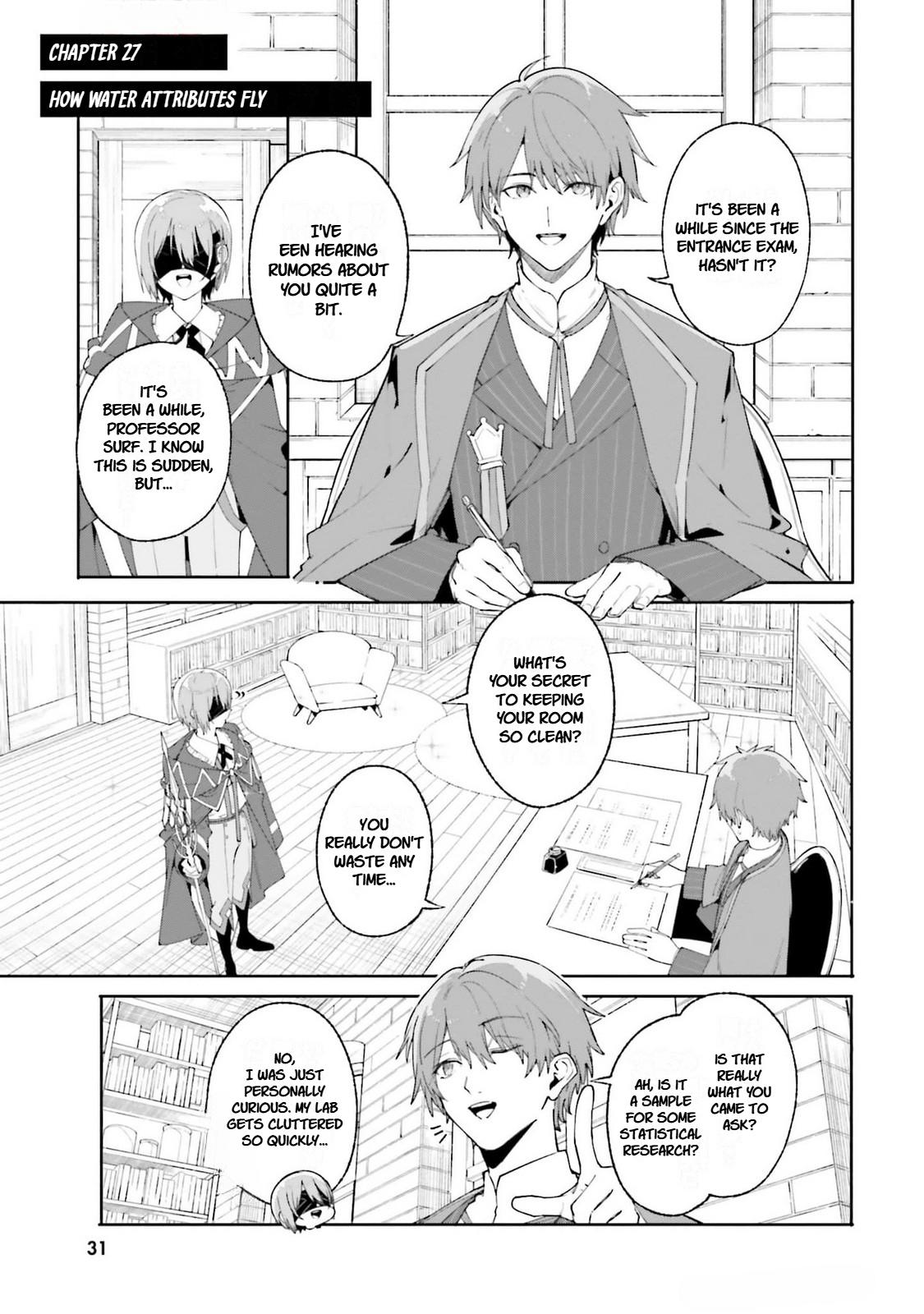 Majutsushi Kunon wa Mieteiru Chap 27 - Next Chap 28