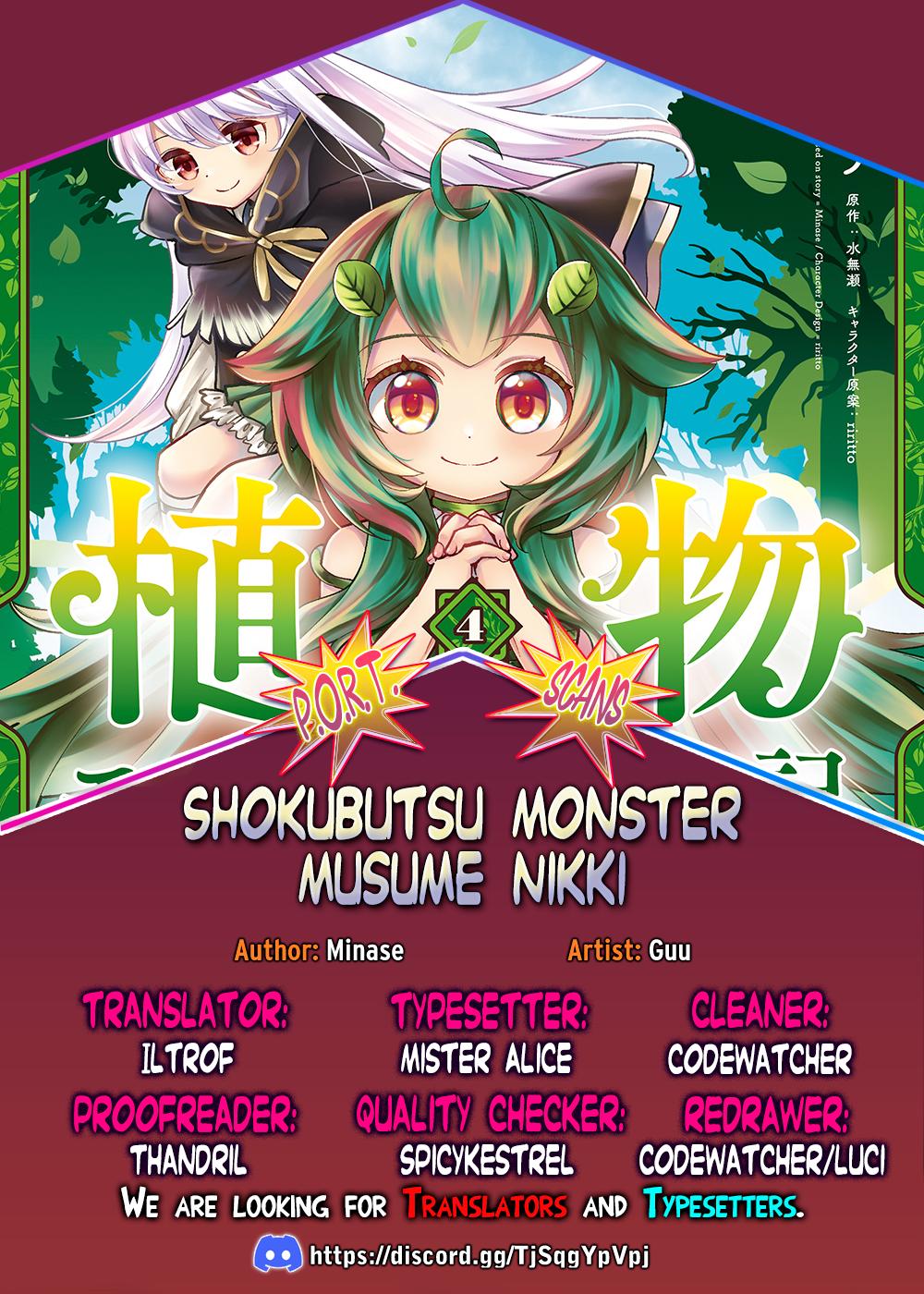 Plant Monster Girl Diary,Shokubutsu Monster Musume Nikki Chap 27 - Next Chap 28