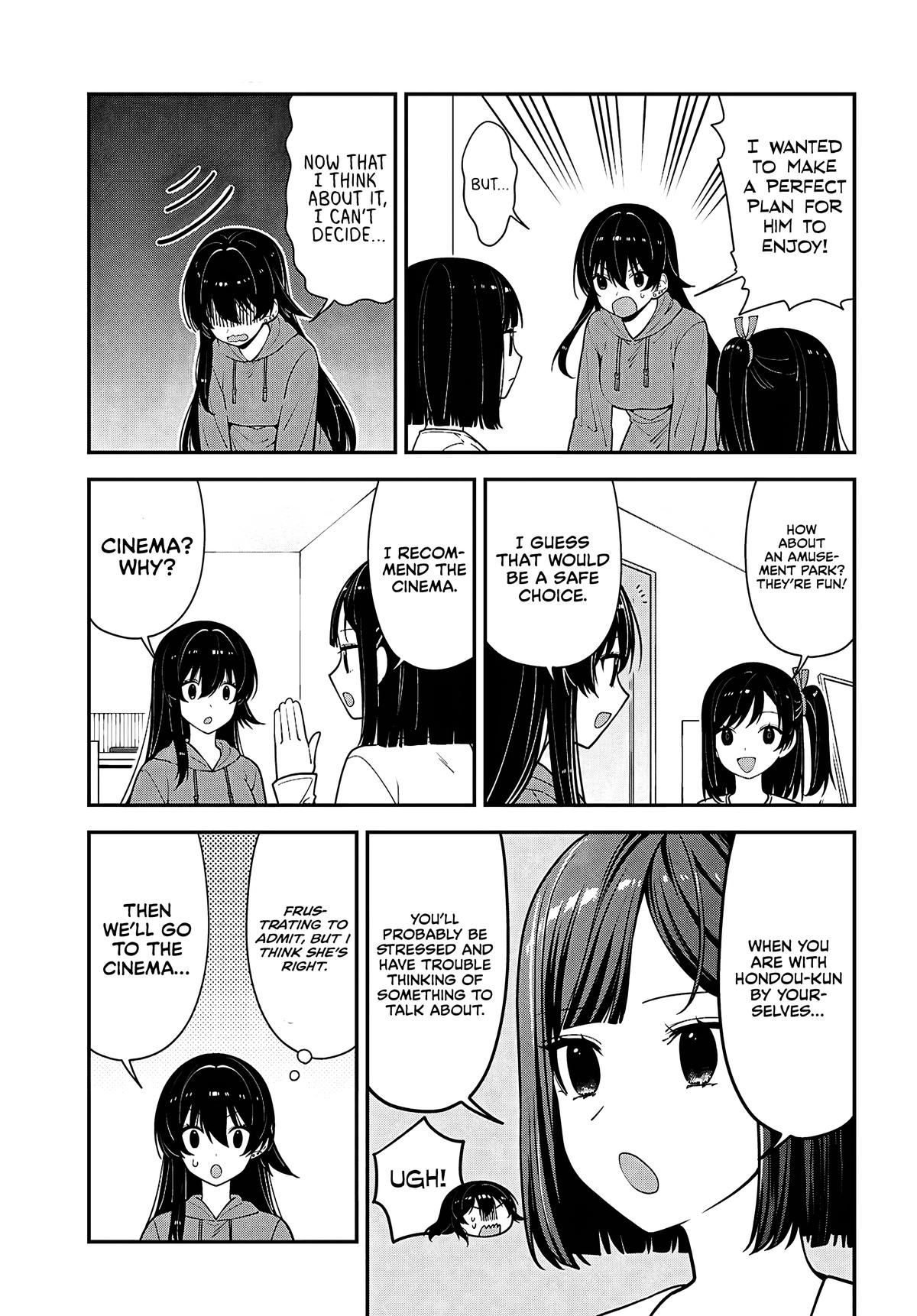 Tonari no Seki no Yankee Shimizu-san ga Kami wo Kuroku Sometekita Chap 20 - Next Chap 21