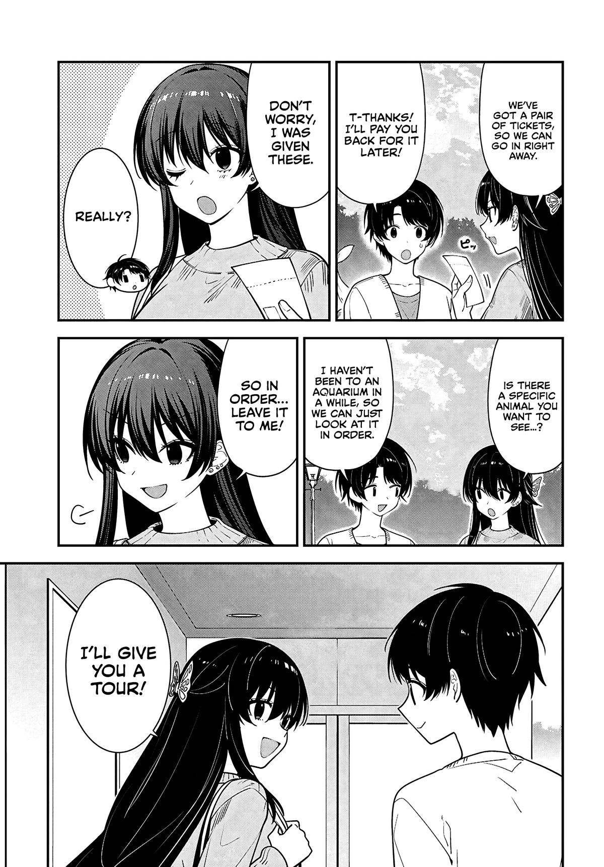 Tonari no Seki no Yankee Shimizu-san ga Kami wo Kuroku Sometekita Chap 20 - Next Chap 21