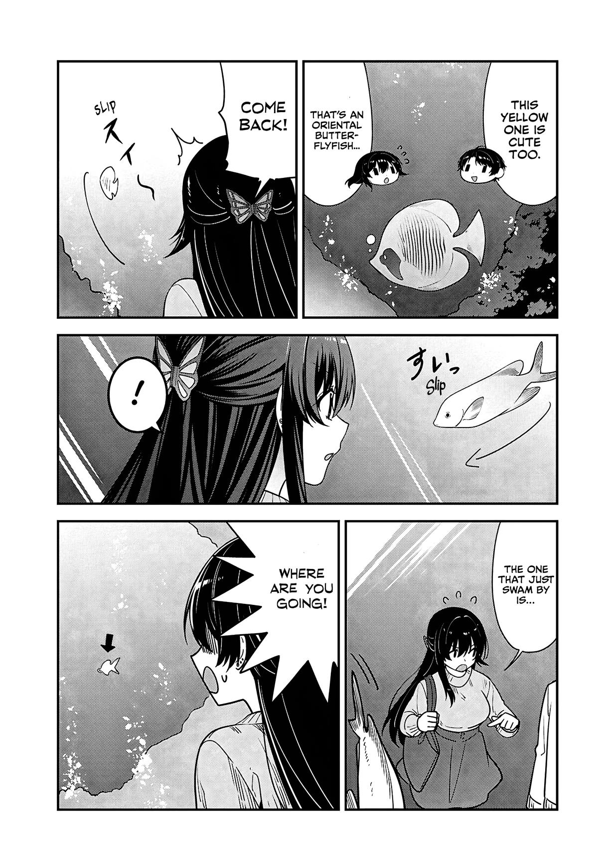 Tonari no Seki no Yankee Shimizu-san ga Kami wo Kuroku Sometekita Chap 20 - Next Chap 21