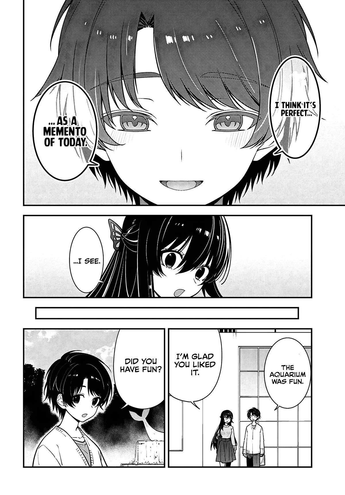 Tonari no Seki no Yankee Shimizu-san ga Kami wo Kuroku Sometekita Chap 20 - Next Chap 21