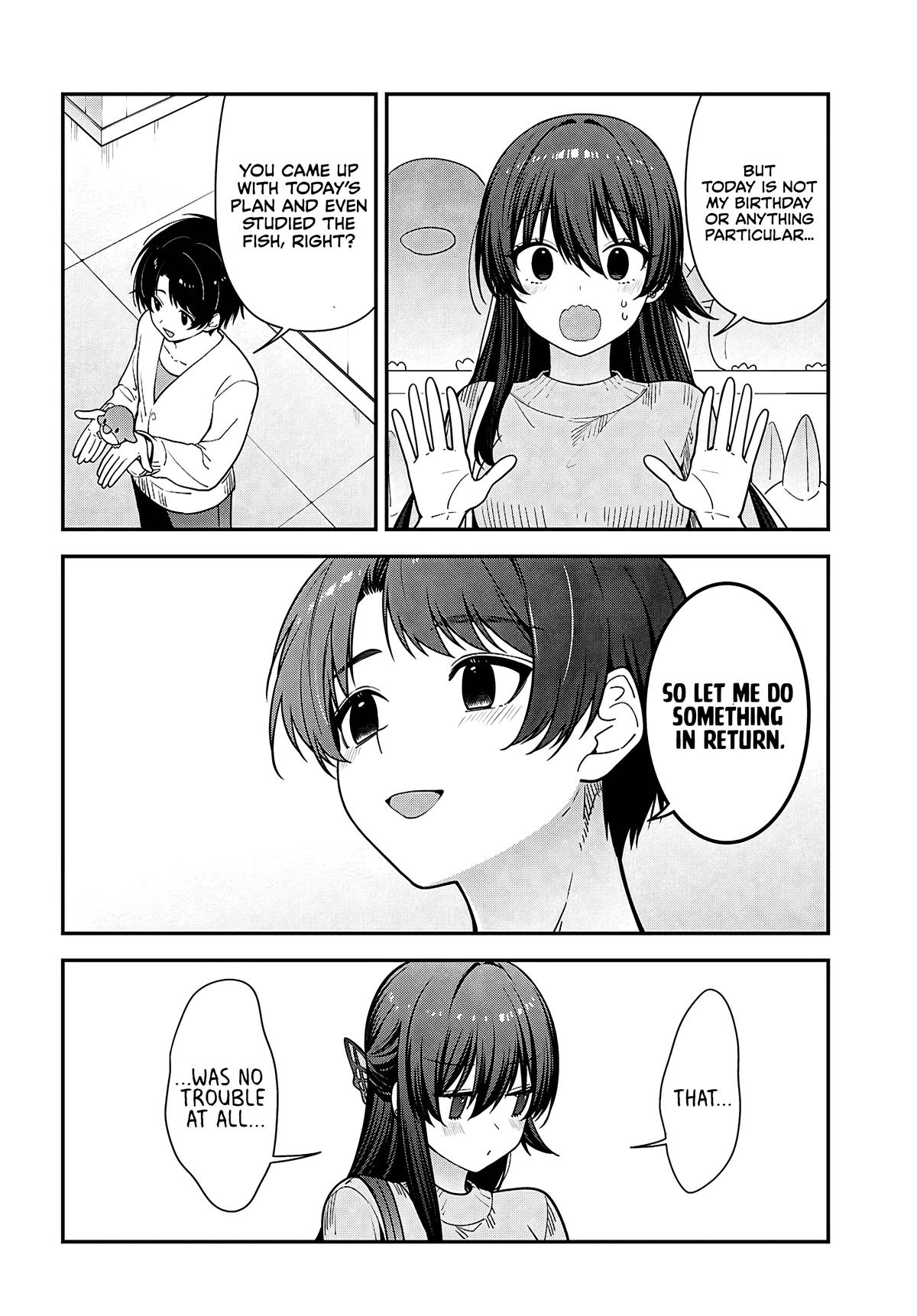 Tonari no Seki no Yankee Shimizu-san ga Kami wo Kuroku Sometekita Chap 20 - Next Chap 21