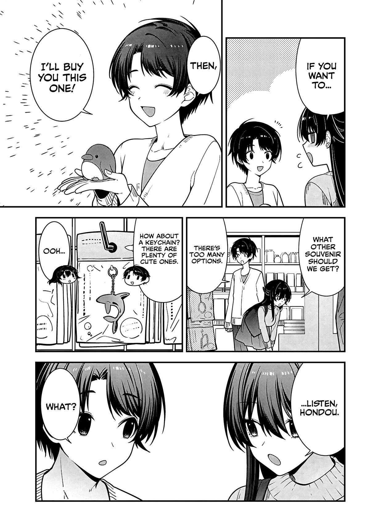 Tonari no Seki no Yankee Shimizu-san ga Kami wo Kuroku Sometekita Chap 20 - Next Chap 21