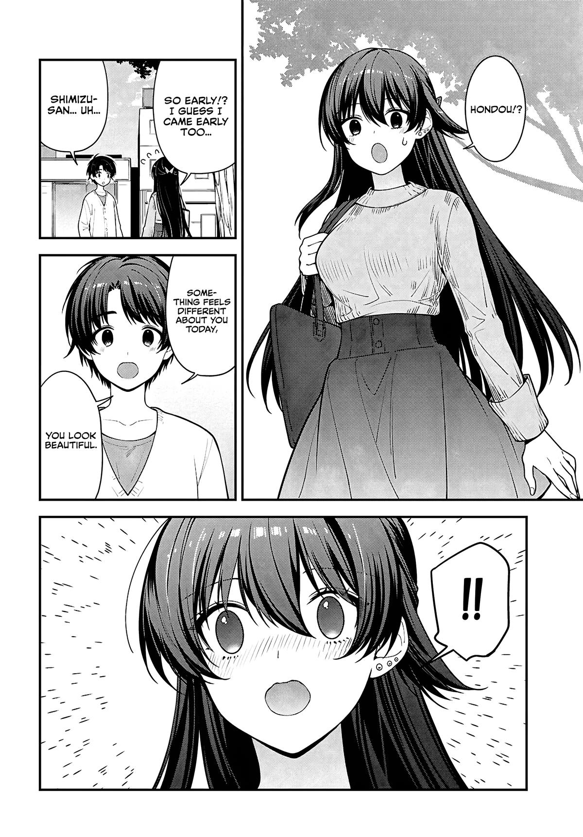 Tonari no Seki no Yankee Shimizu-san ga Kami wo Kuroku Sometekita Chap 20 - Next Chap 21