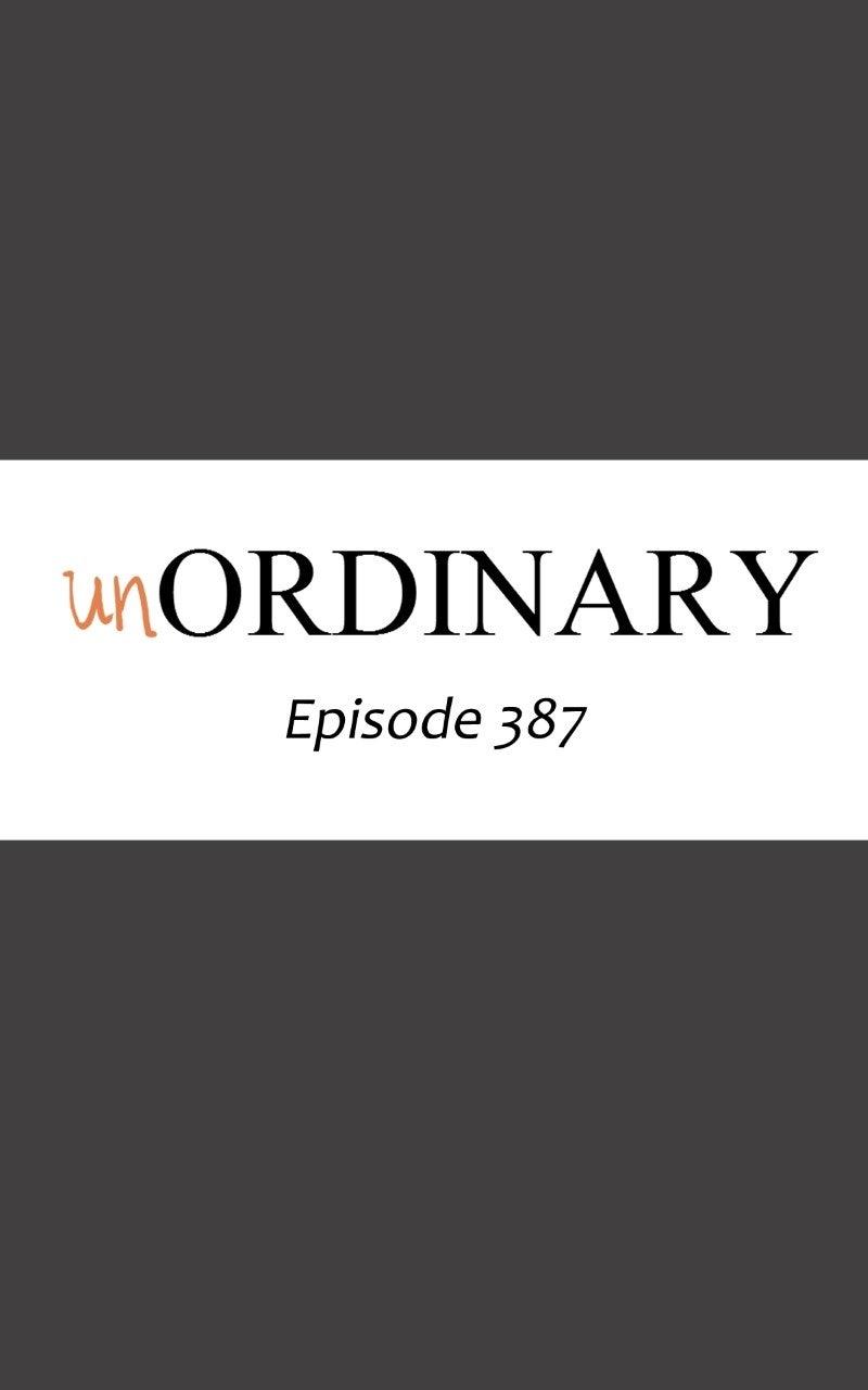 unOrdinary Chap 387 - Next Chap 388