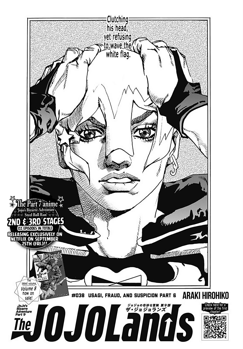 JoJo no Kimyou na Bouken Part 9: The JoJoLands Chap 38 - Next Chap 39