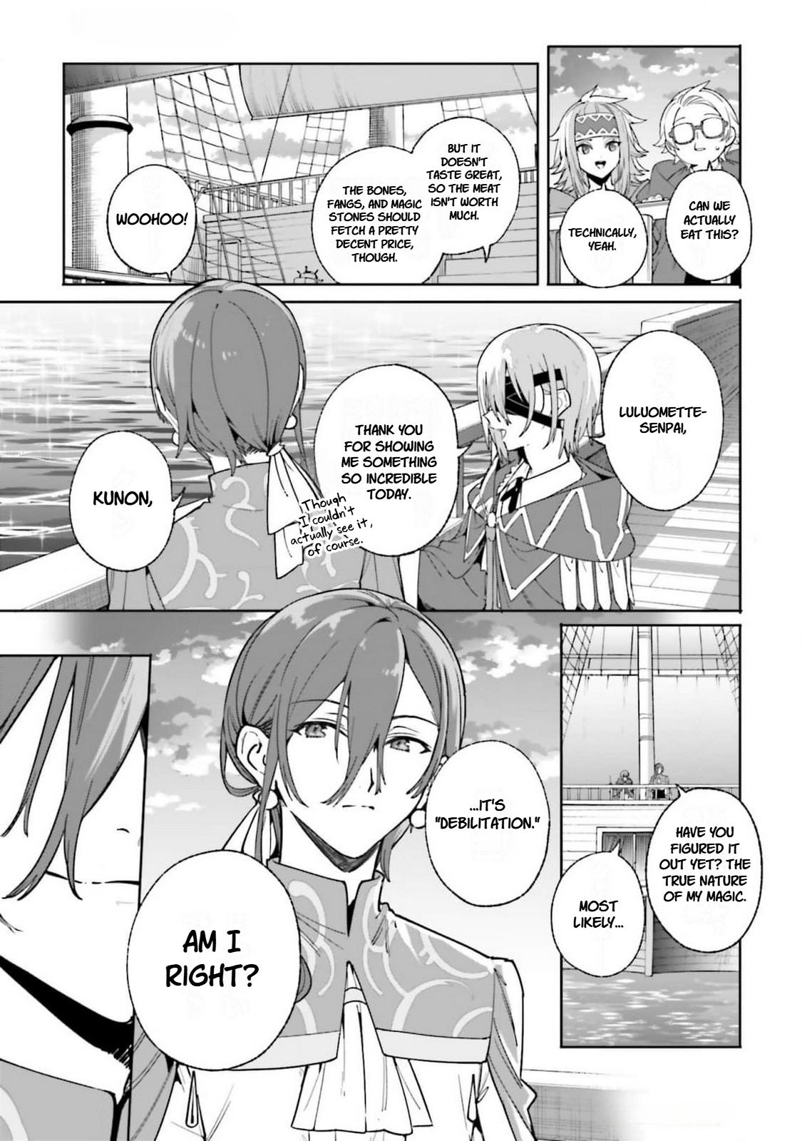 Majutsushi Kunon wa Mieteiru Chap 30 - Next Chap 31
