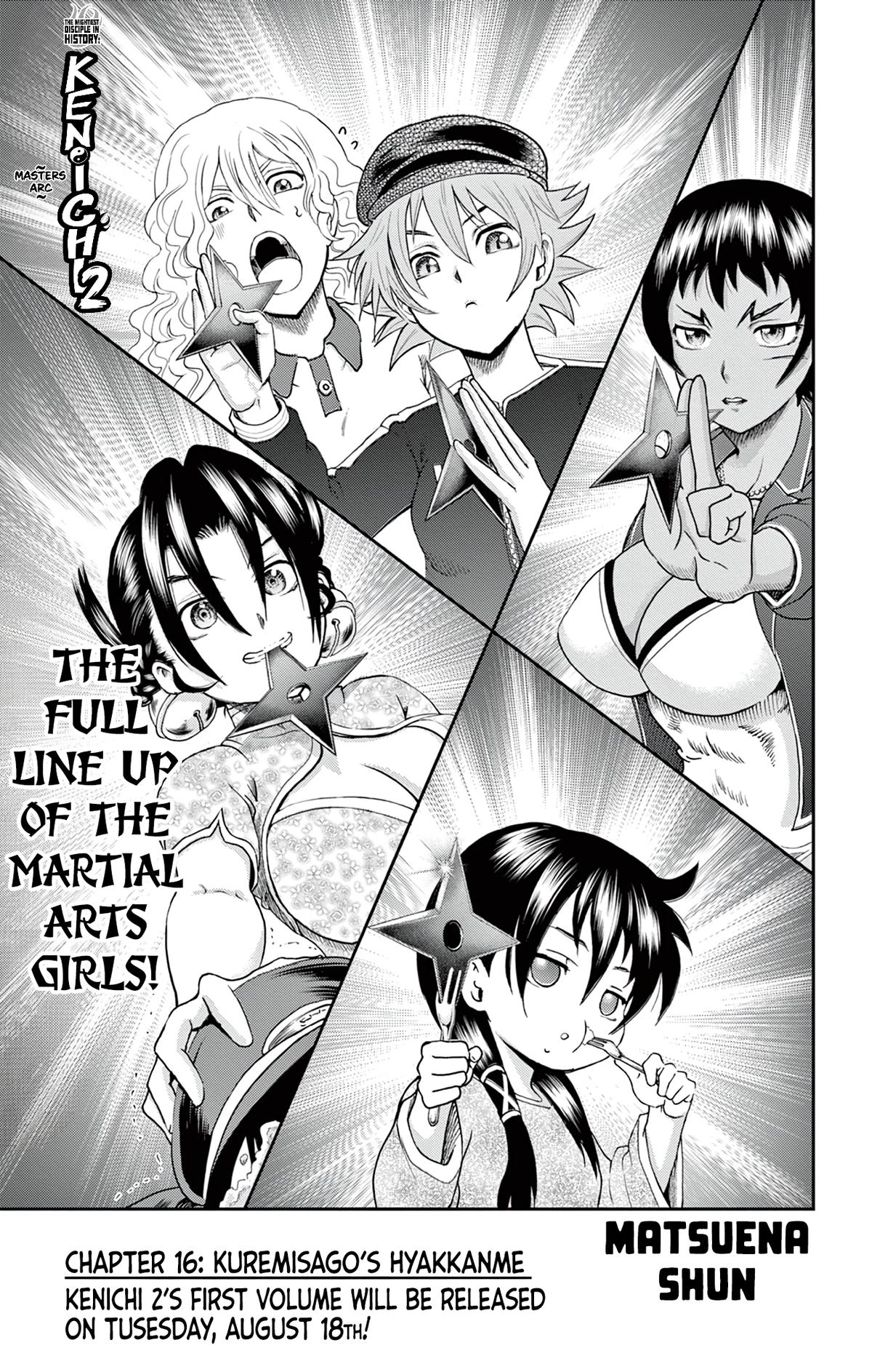 Shijou Saikyou no Deshi Kenichi 2: Tatsujin-hen Chap 16 - Next Chap 17