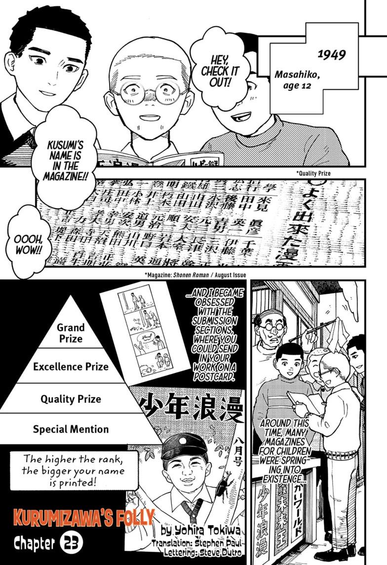 Kurumizawa Yoshihiko no Gukou Chap 23 - Next Chap 24