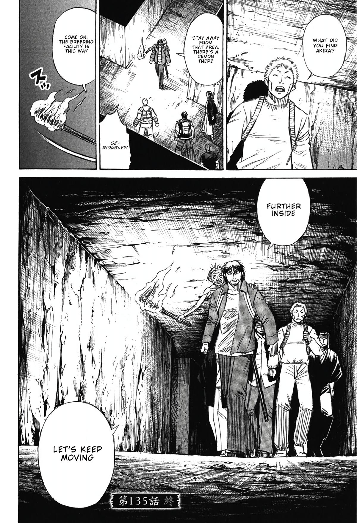 Higanjima - Saigo no 47 Hiai Chap 135 - Next Chap 136