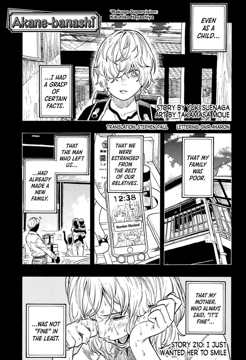Akane-banashi English Chap 210 - Next Chap 211