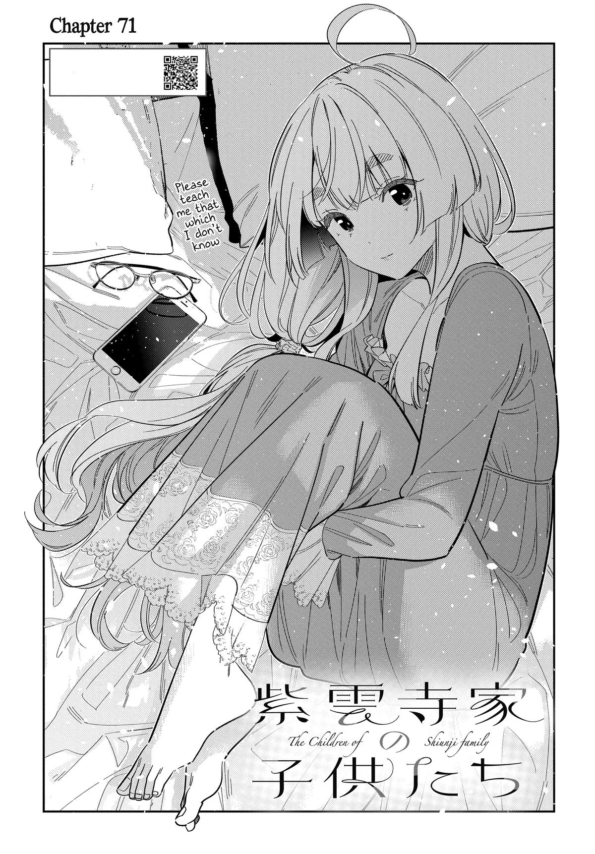 Shiunji-ke no Kodomotachi Chap 71 - Next Chap 72