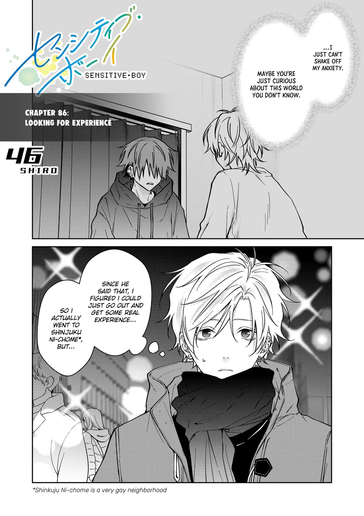 Sensitive Boy Chap 86 - Next Chap 87