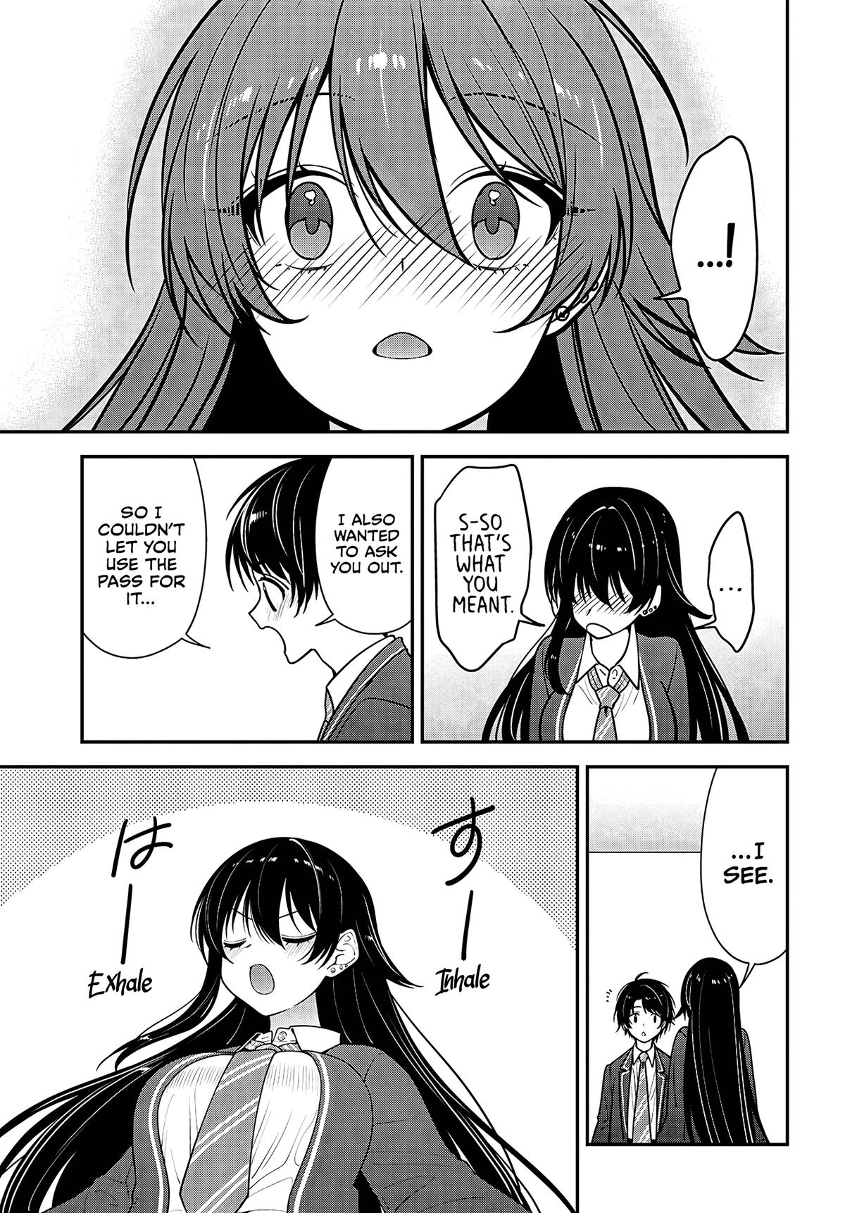 Tonari no Seki no Yankee Shimizu-san ga Kami wo Kuroku Sometekita Chap 19 - Next Chap 20