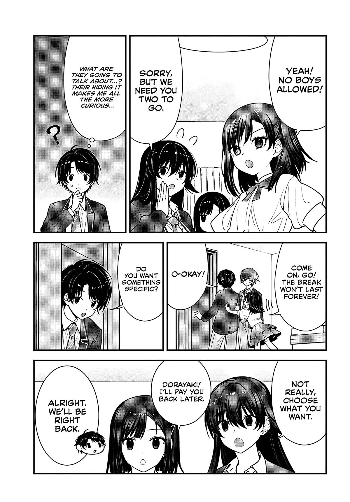 Tonari no Seki no Yankee Shimizu-san ga Kami wo Kuroku Sometekita Chap 19 - Next Chap 20
