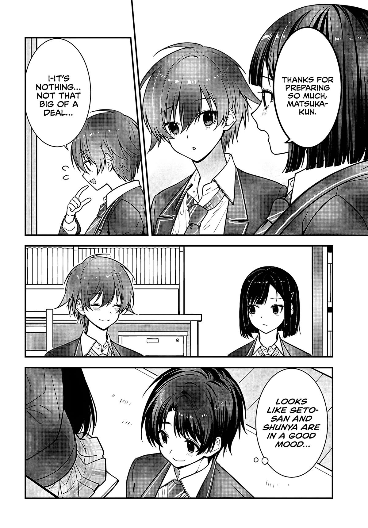 Tonari no Seki no Yankee Shimizu-san ga Kami wo Kuroku Sometekita Chap 19 - Next Chap 20