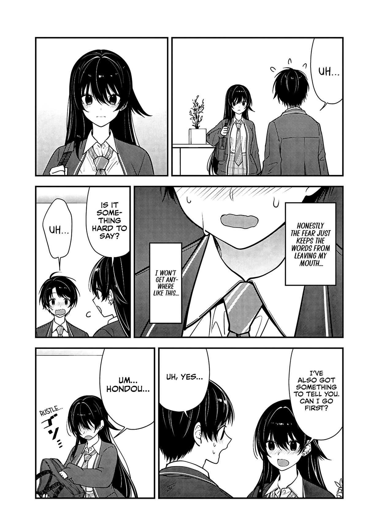 Tonari no Seki no Yankee Shimizu-san ga Kami wo Kuroku Sometekita Chap 19 - Next Chap 20