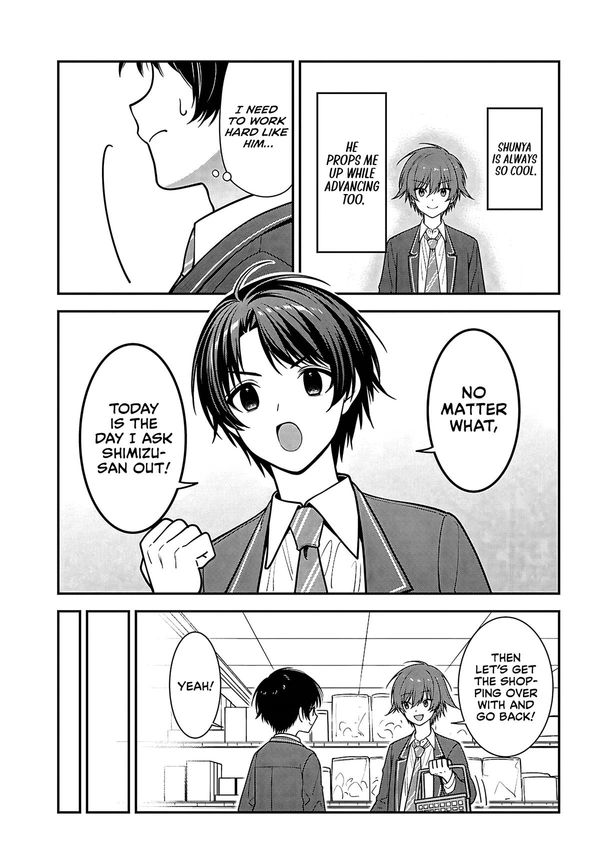 Tonari no Seki no Yankee Shimizu-san ga Kami wo Kuroku Sometekita Chap 19 - Next Chap 20