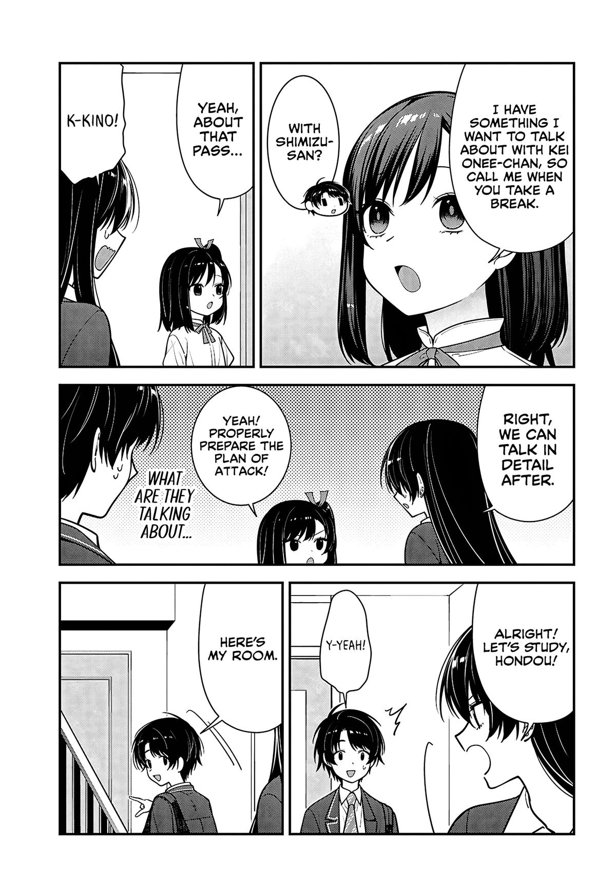 Tonari no Seki no Yankee Shimizu-san ga Kami wo Kuroku Sometekita Chap 19 - Next Chap 20