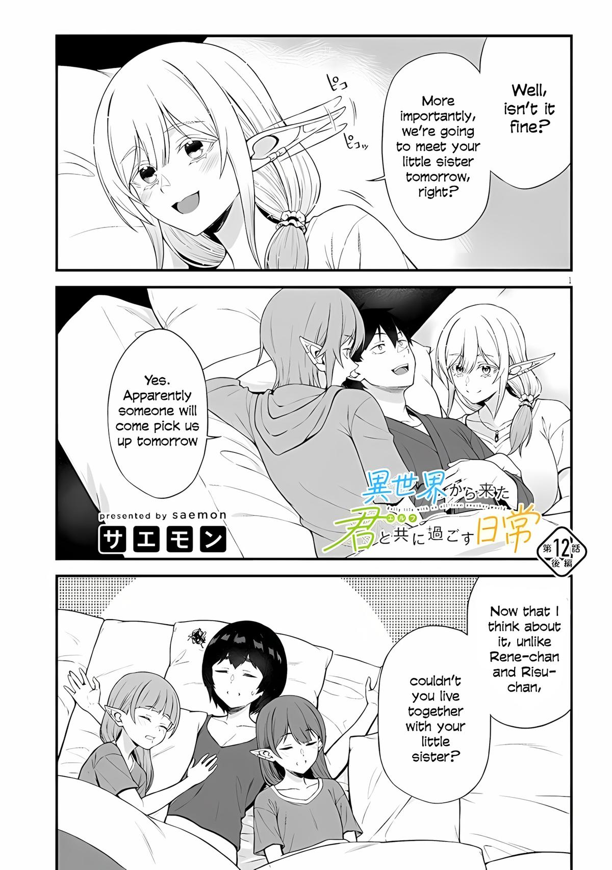 Isekai kara Kita Elf to Tomo ni Sugosu Nichijou Chap 12 - Next Chap 13